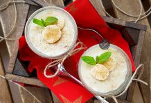 Vanilyalı Muzlu Puding