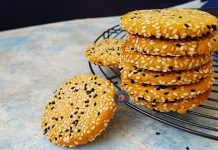 Susamlı Çörek Otlu Tahinli Kurabiye