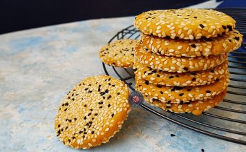 Susamlı Çörek Otlu Tahinli Kurabiye