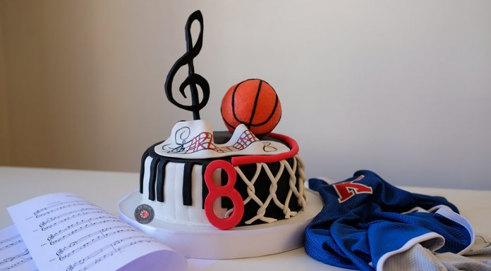 Piano Basketbol Doğum Günü Pastası